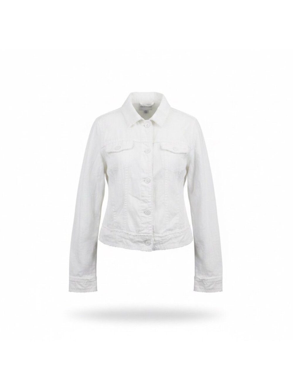 Tommy Bahama Women’s White Linen Button-Up Long Sleeve Jacket Size M